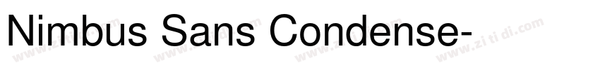 Nimbus Sans Condense字体转换 Nimbus Sans Condense字体转换